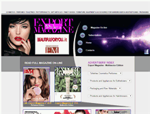 Tablet Screenshot of exportmagazine.net